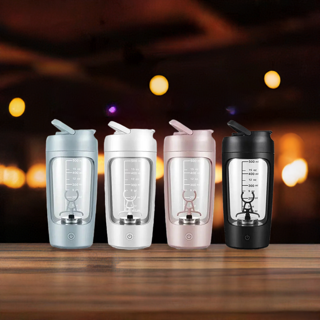 Electric Portable Whey Protein Shaker Bottle
