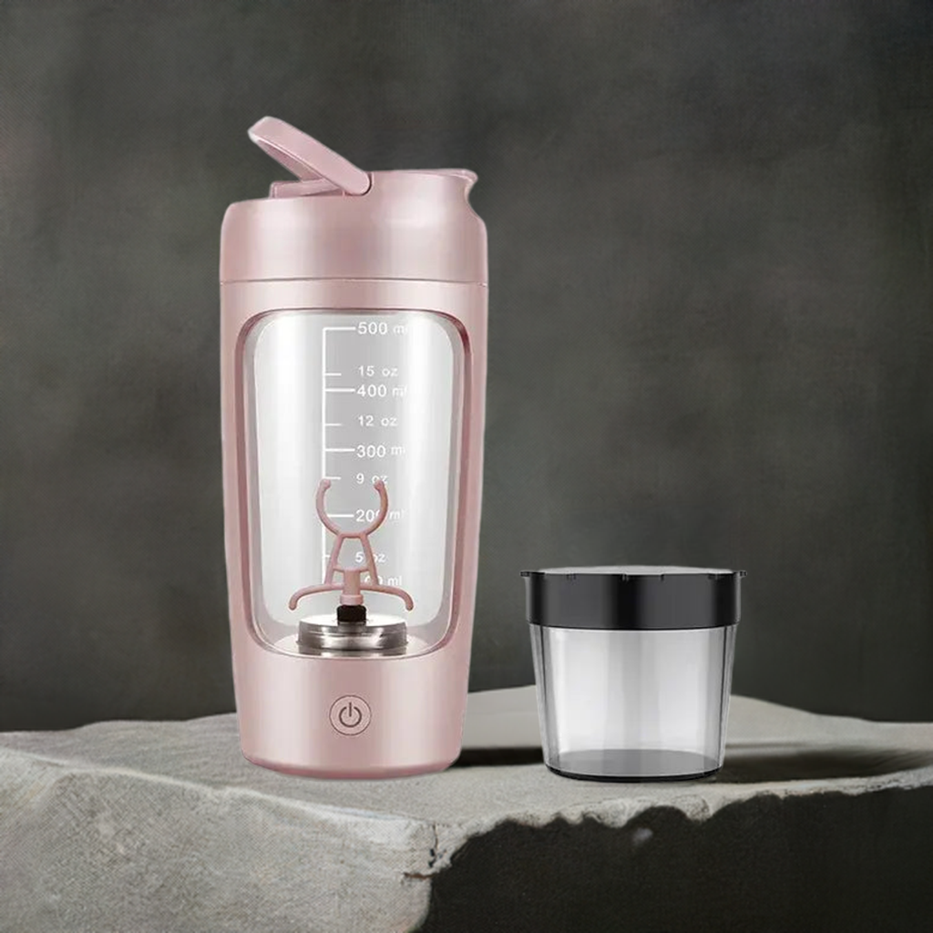Electric Portable Whey Protein Shaker Bottle