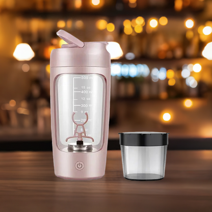 Electric Portable Whey Protein Shaker Bottle